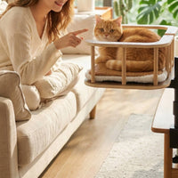 Feline Desk Bed Space-Saving Table Clamp Feline Bed Easy Installation
