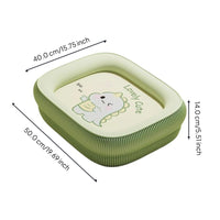 Dog Bed, cleanable Removable Cover, sturdy Abrasion-Resistant comfortable Pet Den for Small Breeds, Suitable for All Seasons