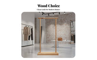 Stable and Sturdy Unrestricted Standing Clothes Exposed Design Garment Rack Heavy Duty Household Furniture Easy Assembly for Shop Owners, Homeowners, Students, Retail Shop, Bedroom, Entryway, Living Room