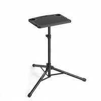 Foldable Floor Standing Laptop Table Multi-Purpose Tripod Laptop Stand Portable Computer Accessory Stable Metal Frame for Home, Office, Presentation