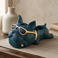 Canine Tissue Box Multifunctional Canine Statue Tray Cute Home Decor for Coffee Table