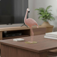 Resin Flamingos Ornament Creative Design Resin Flamingos-Themed Ornament for Living Room, Bedroom