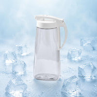 Cold Water Pitcher Transparent Water Jug with Handle 2.1 L Capacity