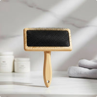 Beech Pet Brush Easy Grooming Wooden Peg Brush Skin Safe