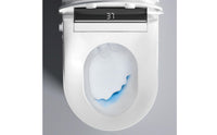 Auto Lid Smart Toilet Cover Sterilization Washlet Seat Adjustable Temperature Bathroom Fixture LED Lighting