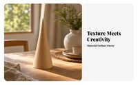 Kraft Paper Ornament Matte Cone Ornament Conical