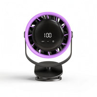 Clamp-on Fan with Digital Display Compact for Desk, Dorm Room