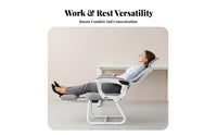 Reclining Sled Base Chair Ergonomic Design Office Furniture for Home Workspace