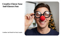 Red Clown Nose Funny Red Foam Nose Soft for Christmas