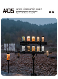 Shinetrip Outdoor 05 Series Starlight Bridge Lamp Stand Camping 38-Lamp Flexible Assembly Aluminum Alloy Extension Lamp Stand