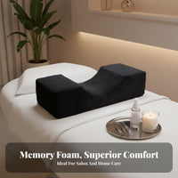 Anti-Collapse U-Shaped Lash Pillow Skin-Friendly Eyelash Extension Pillow for Estheticians, Beauticians, Microblading, Napping, Home Studio
