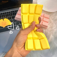 Slow Rebound Chocolate Bar Squishy Toy Stress Relief