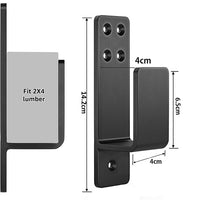 Heavy Duty Drop Bar Door Lock Bracket for Home Security
