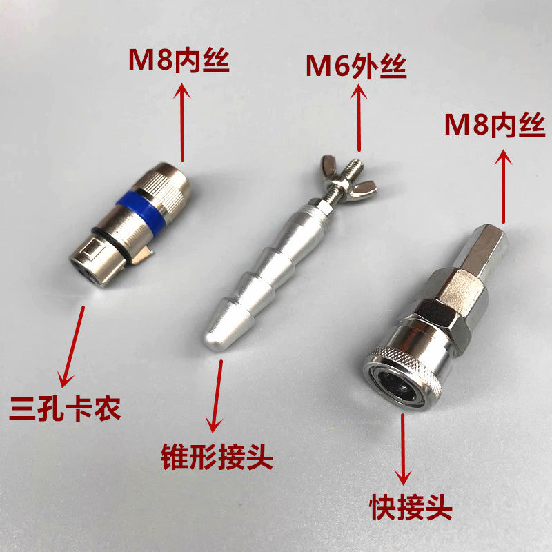 Adapter Tower XLR Quick M8 Three-Pin to XLR Suction Cup M6 Adult Accessory Conversion Head