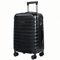 20-Inch Hard-Sided Suitcase Lateral Lock Compartment Area Hard-Sided Rolling Suitcase Rounded Corners Luggage