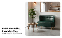 2-Seater Upholstered Banquette Nordic Design Booth Seating Minimalist design Easy Assembly for Restaurant Managers, pairs