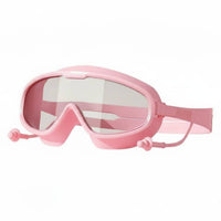 Swimming Goggles with Earplugs Adjustable Swim Goggles with Earplugs High-Elastic Eyewear for Swimmers