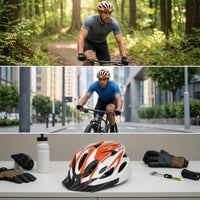 Lightweight Adult Cycle Helmet Adjustable Cycle Helmet with Adjuster Impact Resistant Breathable for Cyclists
