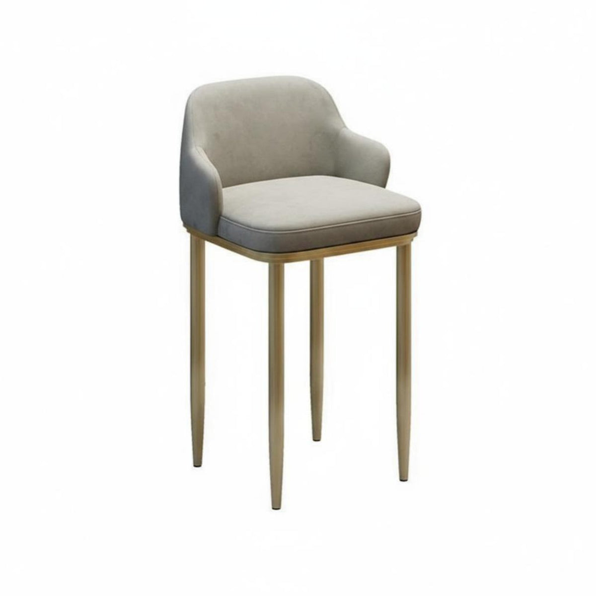 Restaurant design pubstool Integrated Footrest Lowsupport Pedestal Stool for Bistro