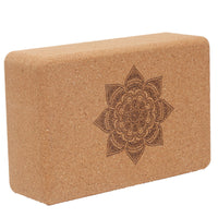 Cork Yoga Brick High Density Non-Slip for Beginners Leg Press Dance Fitness Yoga Aid