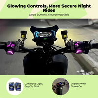 Waterproof LED Controller for Motorcycle & Scooter Handlebar