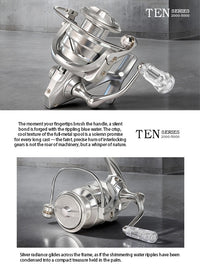 All Metal Spinning Reel Saltwater Freshwater Long Cast