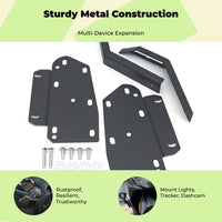 Motorcycle Motion 350 Adjustable Steel Light Mount Bracket
