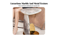 C-Shaped Sofa Table Minimalist Design Household Furniture Movable Slim fromline for Homeowners, Adults, Small Spaces, Bedroom