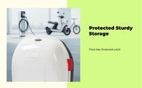 Waterproof e-bike trunk, anti-theft