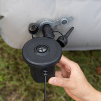 Electric Inflator Device 3 Nozzles Included Inflator Deflator Pump Inflation Tool for Waterside, Camping