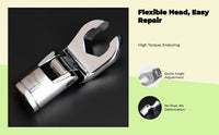 Universal Tapered Nut Wrench, Adjustable Brake Line Wrench, Multi-Function Spanner for Automotive Repair