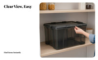 Airtight Storage Bin Large Capacity Airtight Canister Set Secure Locking Lids