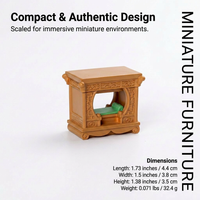 Dollhouse Furniture Authentic Micro Landscape Accessory, antique chinese dollhouse furniture, Tradit - Image 5