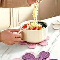 Silicone Trivet Double-Sided Silicone Pot Mat Flexible Molded for Dining Table