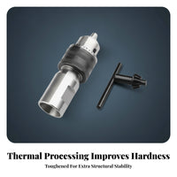 Silver Water Adapter Knurled Connector