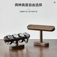 创意现货木质手表收纳架项链手链收纳日常家用卧室台面实木置物架