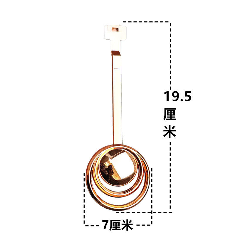 钟表摆锤轻奢金色钟摆金属摆砣石英钟摇摆器摇摆钟挂钟DIY配件