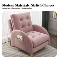 Transformable Chair Bed Space Saving Single Sofa Multi-Functional Comfortable Cushioning for Students, Young Adults, Small Areas