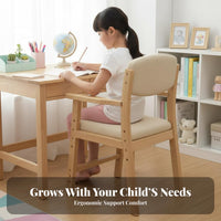 Student Desk Chair Height Adjustable Writing Seat Armless for study tasks, Students