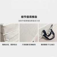 Four-Fold Gymnastics Mat with PU Leather Cover and Non-Slip Surface