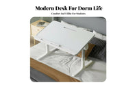 Adjustable Folding Table Foldable Lap Desk Space-Saving for Sofa, Students, Kids