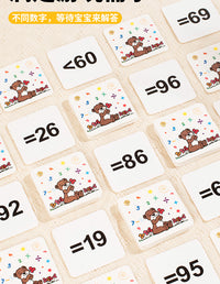 24 Point Math Battle Wooden Blocks Game for Kids