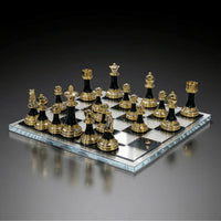 Chess Set with Board Modern Chess Set Chessboard Compact Scratch Resistant for Adults, Study, Living Room