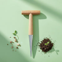Soil Hole Puncher Long-Lasting Garden Dibber Ergonomic Design for Greenhouse