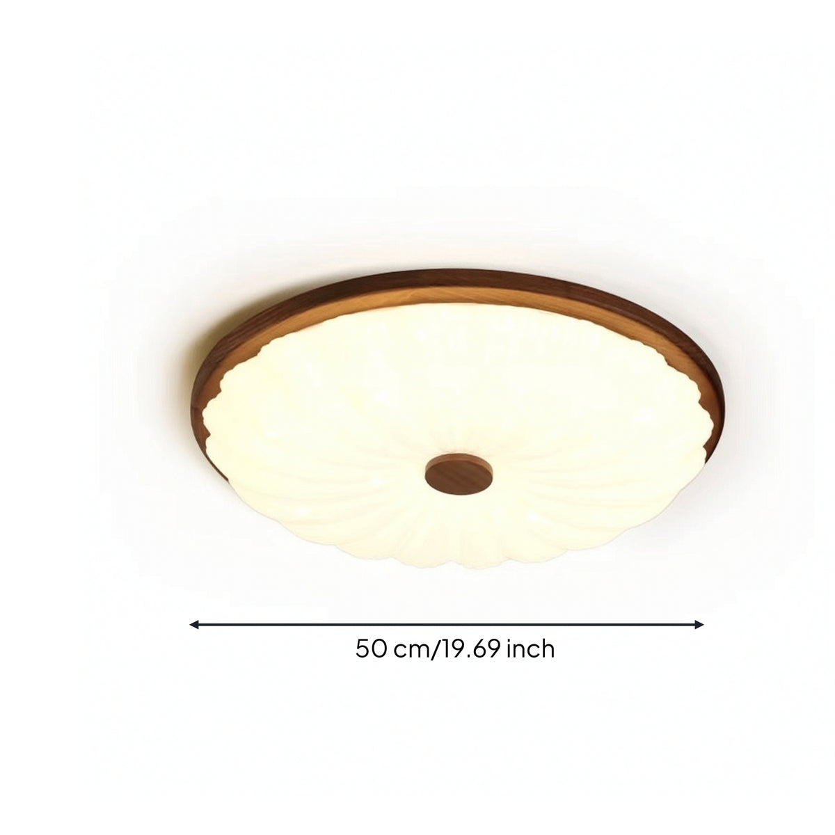 Streamlined Flush Mount Ceiling Light Frosted Ceiling Light with Light Diffusing Cover Round Fixture Minimalist for Bedroom, Living Room, Study