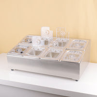 Commercial Seasoning Box and Sauce Container Set