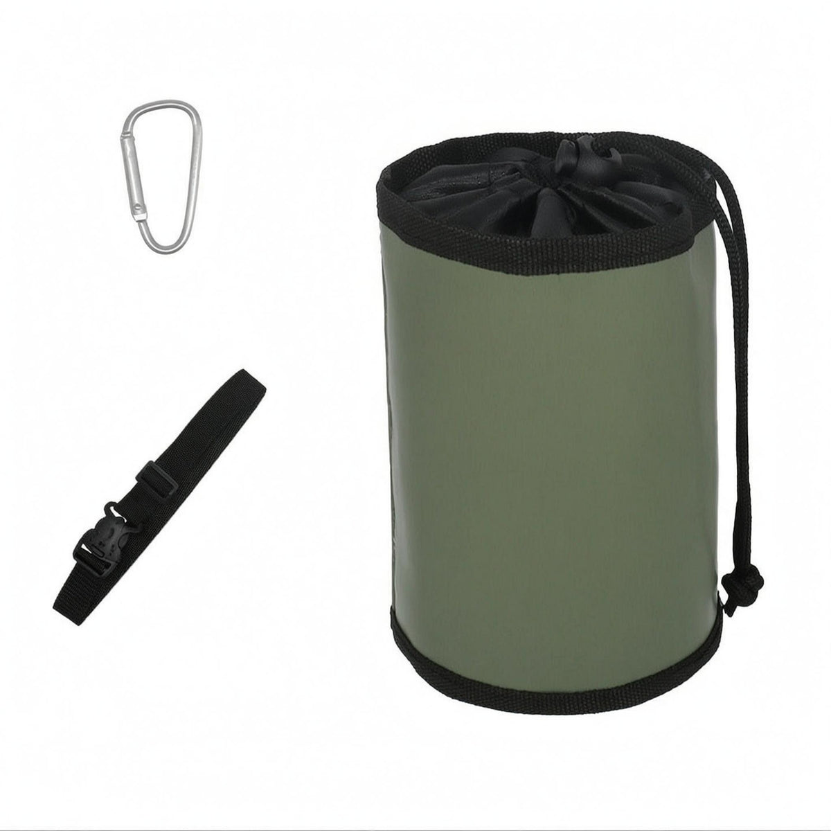 Tool Waist Pouch Reinforced Bottom Work Gear Carabiner Clip