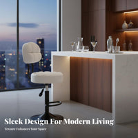 Adjustable Pedestal Chair with Backrest Modern Design for Homeowners