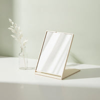 Foldable Mirror with Stand Compact Folding Vanity Mirror for Dorm Room, Travel