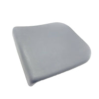 Bathtub Pillow with PU Finish Gray Bath Support Cushion Textured for Adults